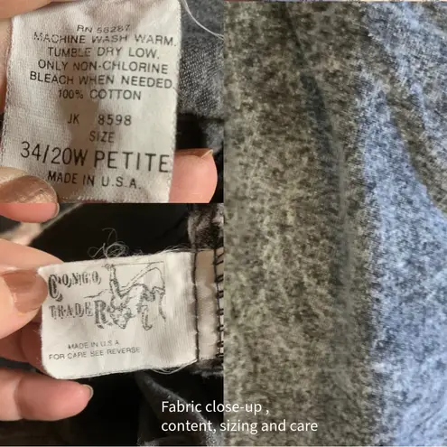 VINTAGE 1990'S CONGO TRADER BLACK STONE