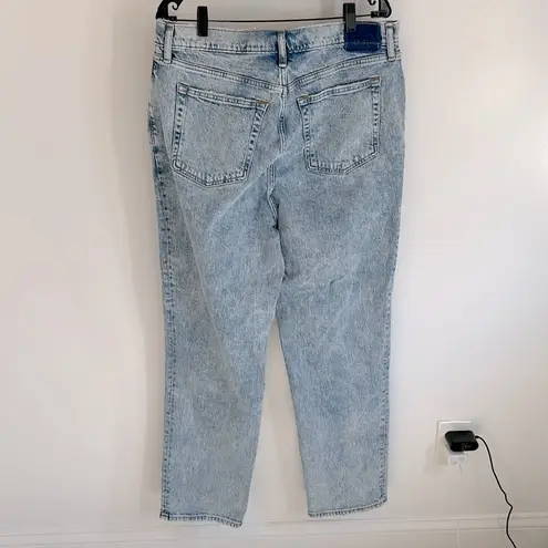 Abercrombie & Fitch The 90’s Straight Ultra High Rise Crossover Waist Jeans