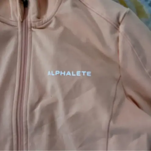 Alphalete  cropped trace jacket size medium