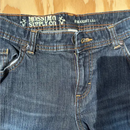 Mossimo Supply co Low Rise Straight Leg Jeans Women’s Size 13 Blue Denim