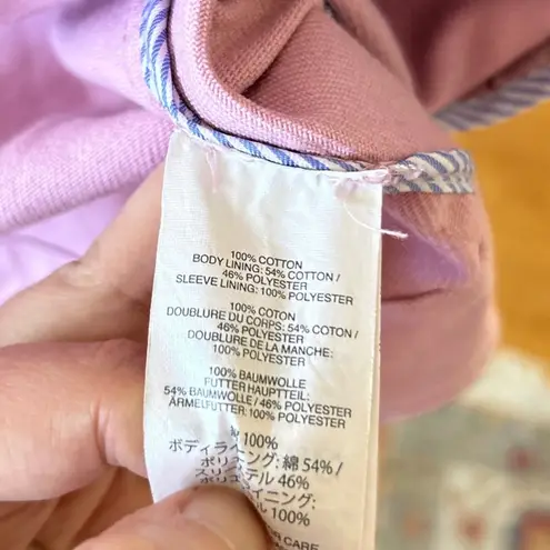 J.Crew  Pink Cotton Canvas Double Breasted Pea Coat Work Barn Jacket