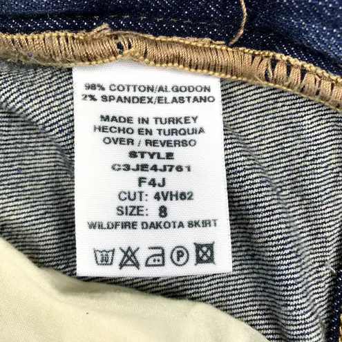 RALPH LAUREN Wildfire Dakota Pencil Skirt 8 Blue Classic Office Stylish Work EUC