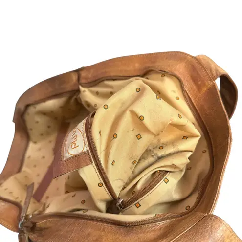 Limon Piel Handmade Colombia Brown Leather Asymmetric Hobo Shoulder Bag Unique