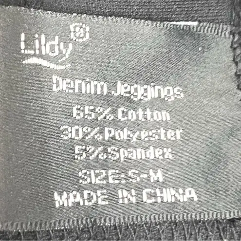 Lildy Black Stretch Denim Skinny Jeggings Jeans Size S/M