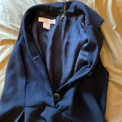 Vintage Navy Blue Jumpsuit CASUAL CORNER size 4