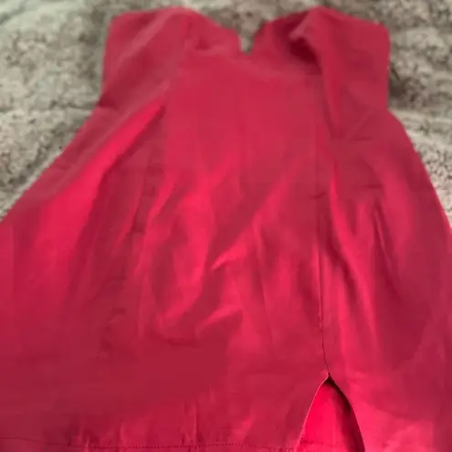 Lulus hot pink strapless dress NWT size XL