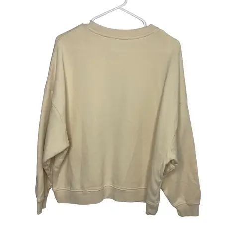 Mango MNG neutral cream sweatshirt size XS/S oversized