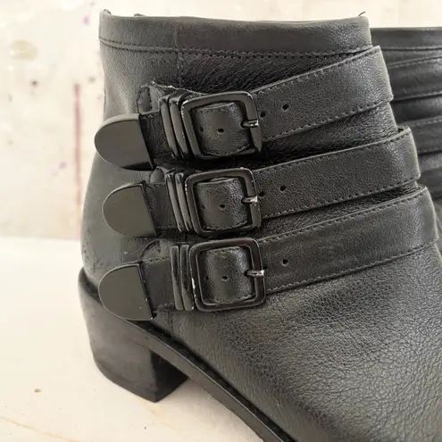 Loeffler Randall  Fenton Black Leather Booties