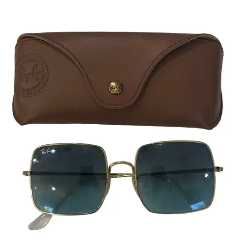 Ray-Ban   54mm Gradient Sunglasses & case Square lens