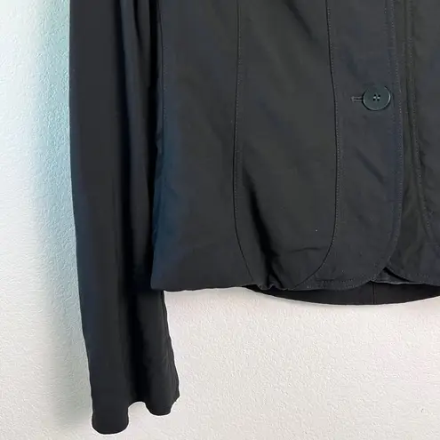 Lafayette 148 NY Women’s Black Wool Lightweight Blazer 8 Classic Office Workwear