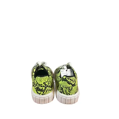 Bershka Yellow & Black Street Lace Up Sneakers Women Sz 38