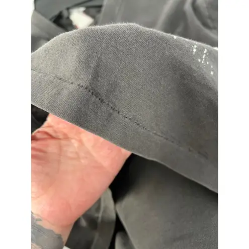 Vintage Signal Black Cropped Multicolor Crazy As I Wanna B Cropped T