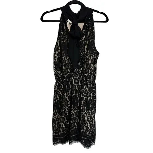 Joie NWT  x Revolve Cyndi Lace Dress in Caviar - Size M