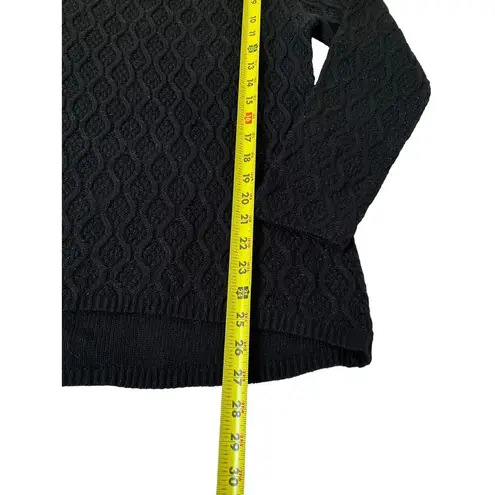 Verve Ami Black Cable Knit Sweater Size M (38-1)