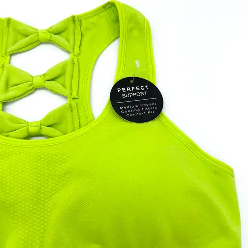 Soho Sport Active Wear Lime Green Sports Top