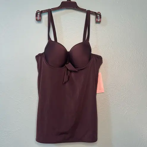 NEW Freya Women's Standard Deco Underwire Molded Tankini Top Black 32B Size undefined