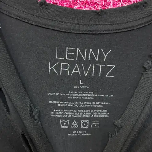 Lenny Kravitz Blue Electric Light Album Cover Art Rock Tee large