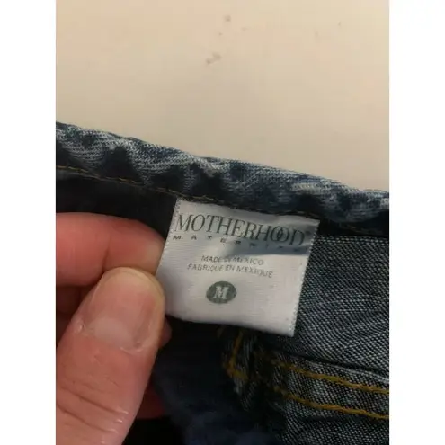 Motherhood Medium Maternity Jeans Mother Work Jeans Elastic Vintage High Rise