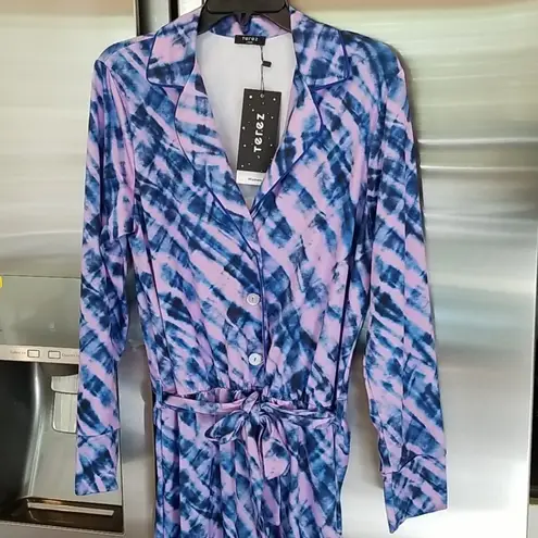 Terez ππ Cool Cool Jumpsuit - Tie Dye Print