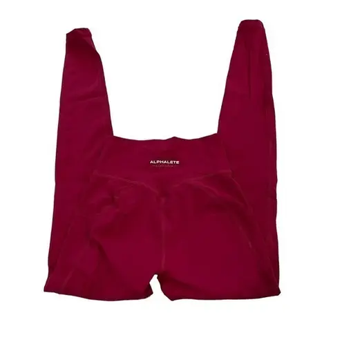 Alphalete Women’s Leggings Size Small Red