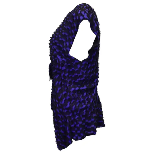 Proenza Schouler Checked Knot Top in Blue