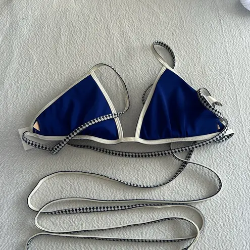 Lemlem Lena Wrap Triangle Top, Size Large, $145