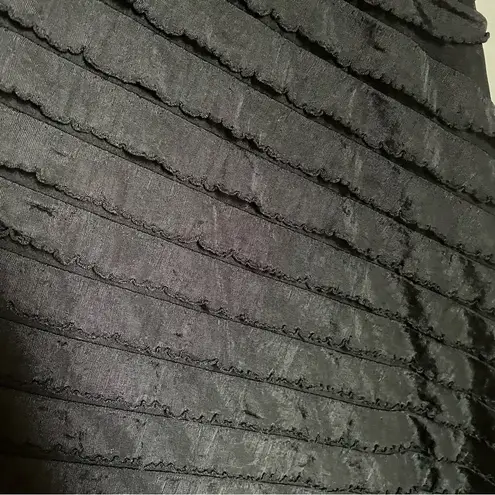 Christopher & Banks Blue Ruffled Sleeveless Mini Dress