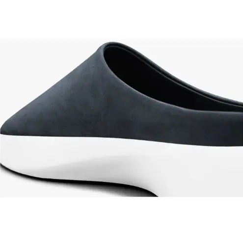 Wolf & Shepherd Cruise Mules Navy White Nubuck Leather Size 9.5 US NIB Unisex Blue