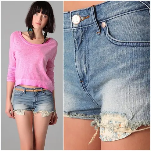 Free People  Jean Shorts 27 Cut Off Denim 5 Pocket