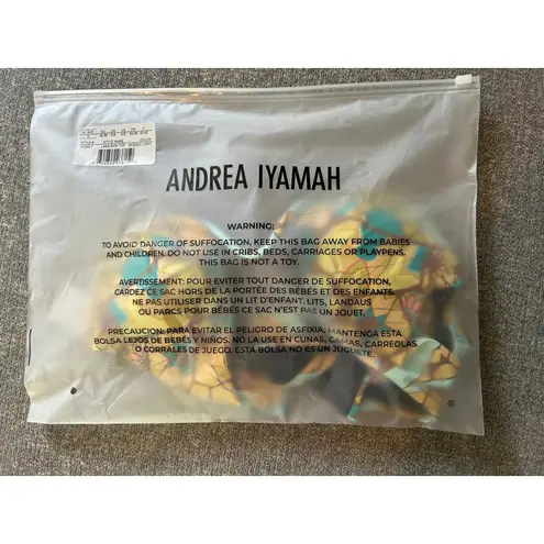 REVOLVE Andrea Lyamah Lasa Bikini top mosaic Yellow