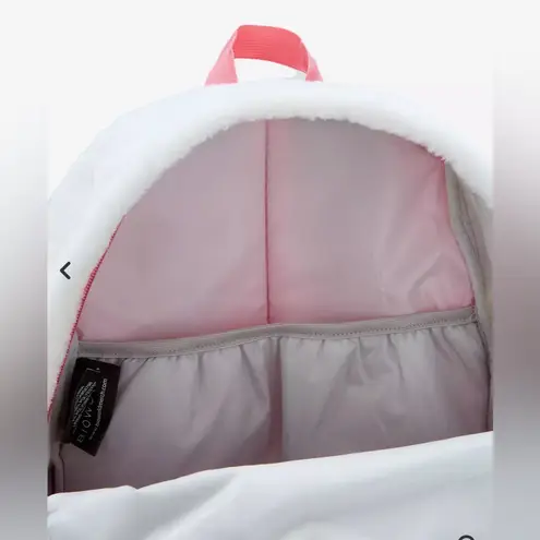 Sanrio Hello Kitty Kawaii Fuzzy full size backpack bag adjustable straps