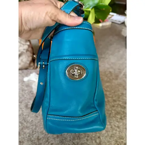 Coach Ashley Carryall Shoulder Bag in Teal