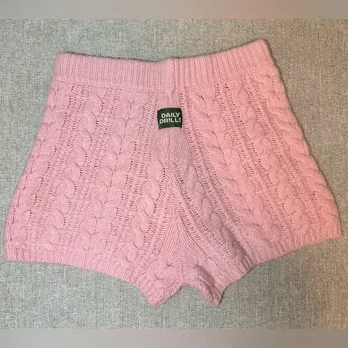 Daily Drills Pink Knit Shorts Size M/L!