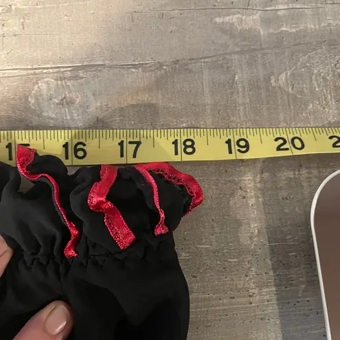 Vintage 90’s Ruffle Babydoll Chemise Lingerie Slip Dress Size M/L Black Size M