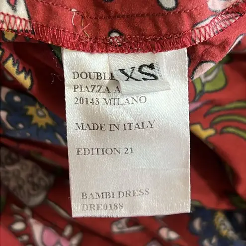 La Double J Bambi Dress in Babe Bordeaux Size Small Red