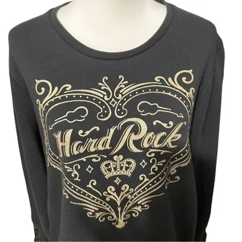 Hard Rock Cafe Hard Rock Couture Ladies Sweatshirt Sz L