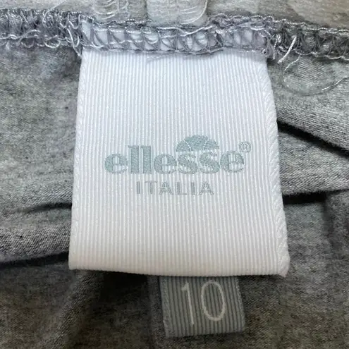 Ellesse Women's Gray High Waisted Ruched Side Maxi Straight Pencil Skirt Size 10