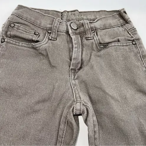 T.N.M. The Next Movement Women's Gray Skinny Leg Mid