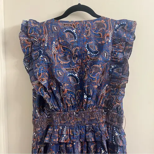 Cleobella Elara Ruffle Mini Dress Size Large
