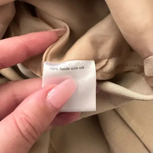 Akris 100% Silk Buttoned Blazer Sz US 12