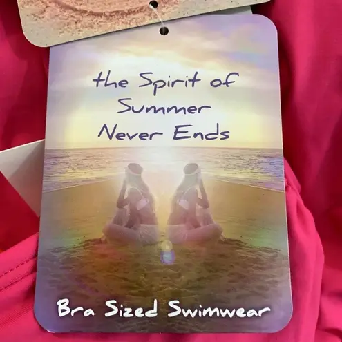 Coco Rave Women's One Piece Bra Sized Swimsuit NWT Size Medium