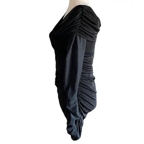 Poster Girl Dolls Kill BAD 'N BADDER OFF SHOULDER MINI DRESS