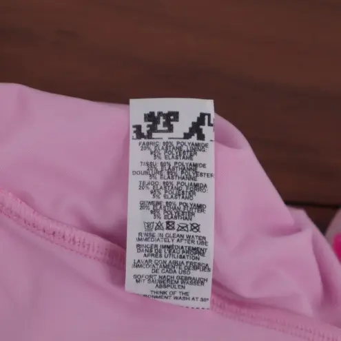 ASOS DESIGN Pink Butterfly Print Ring Detail Cutout One Piece Swimsuit Size 6