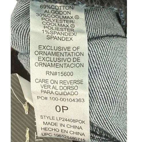 NWT Wit & Wisdom Ab Solution Luxe Touch High Rise Slim Straight Jeans Size 0P Blue - Image 12