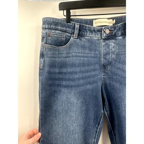 Soft Surroundings Soft Surrounding Medium Wash Straight Skinny Leg High Rise Jean Size XL