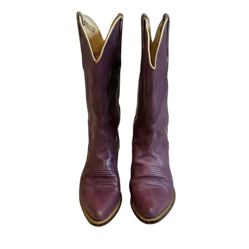 Durango Vintage Purple Western Boots, Style RD4166, Sz 8
