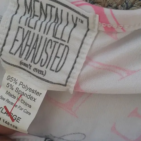 Mentally Exhausted Sleepwear SIZE XL