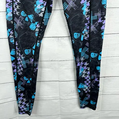 Constantly Varied Gear CVG Womens Full Leggings Medium Celestial Abstract Skull Black