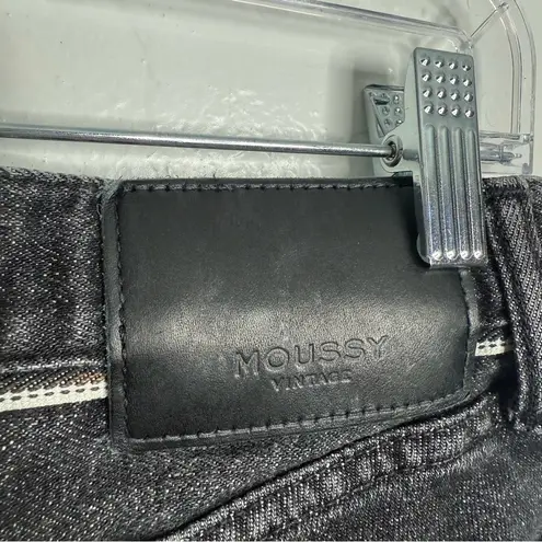 Moussy Vintage Diana Skinny Distressed Jeans In Black Size 25