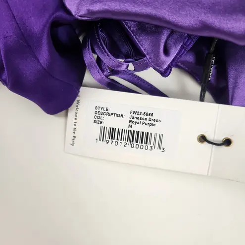 Retrofête Retrofete Janessa Mini Dress in Royal Purple Medium NWT Sleeveless